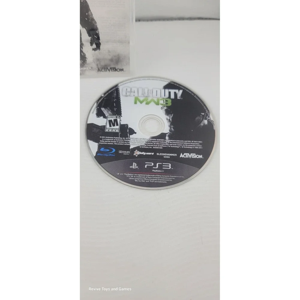 Call of Duty:‎ Modern Warfare 3 (Sony PlayStation 3, PS3, 2011) Game Case Tested